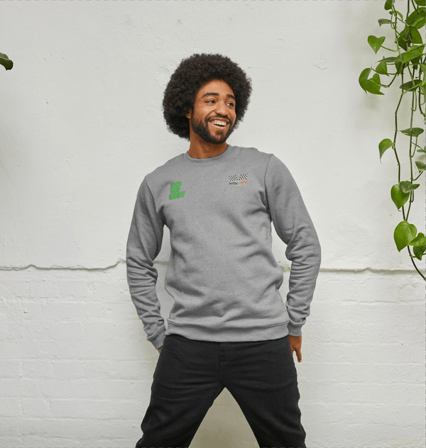 parka london Mountain Dew Racing Slogan Heather Grey Sweatshirt