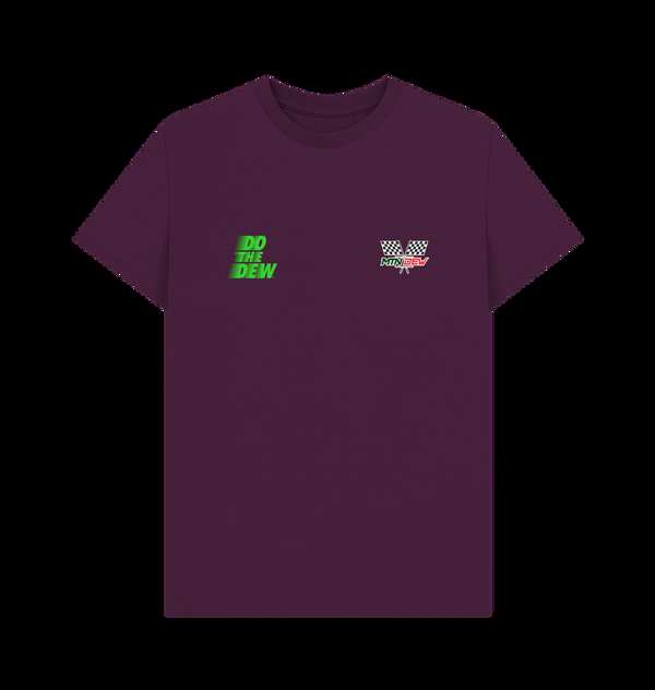 Parka London Mountain Dew Racing Slogan Purple T-Shirt