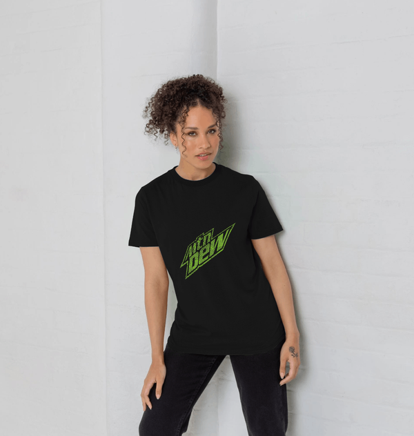 parka london Mountain Dew Speckled Logo Black T-Shirt