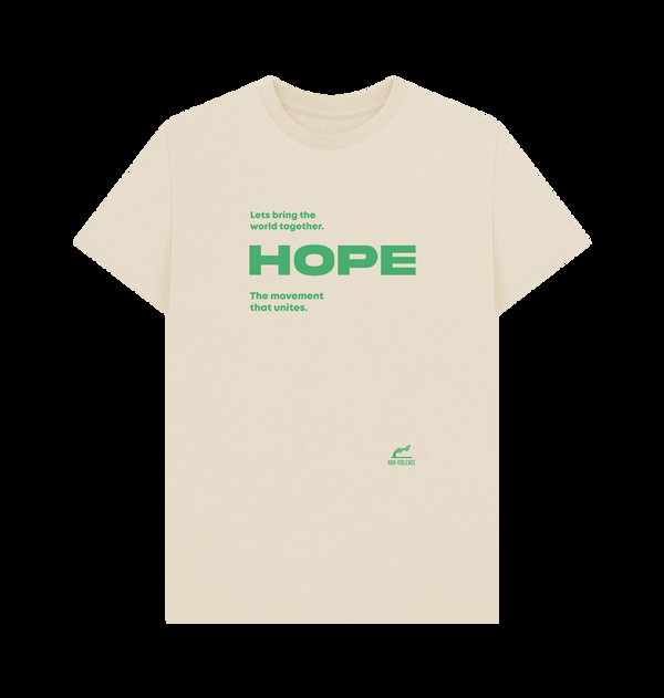 Parka London Non-Violence X Park London 'HOPE' Cream T-Shirt