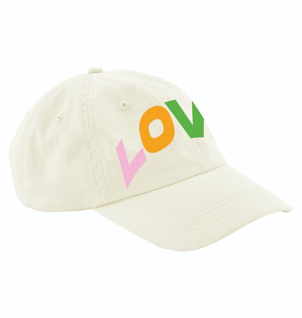 Parka London Non-Violence X Park London 'LOVE' Beige Cap