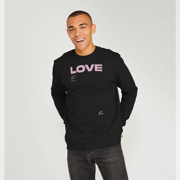 parka london Non-Violence x Park London 'LOVE' Black Sweatshirt