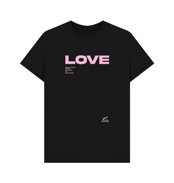 Parka London Non-Violence X Park London 'LOVE' Black T-Shirt