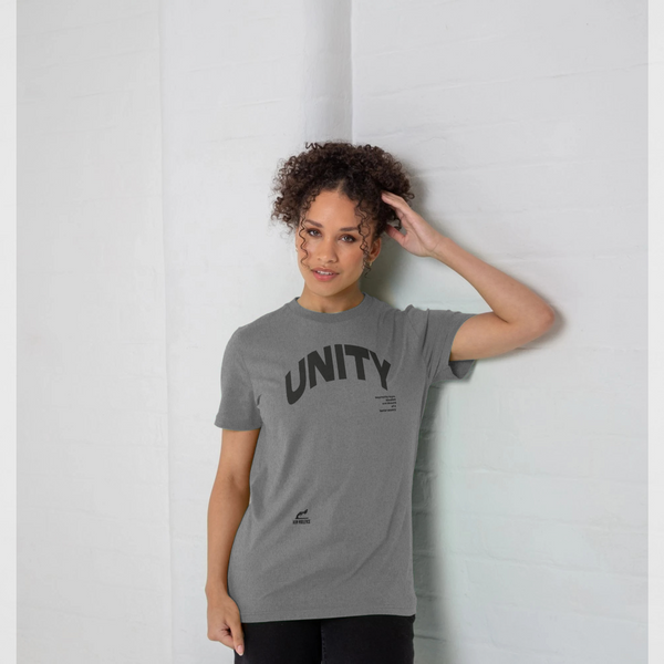 parka london Non-Violence x Park London 'UNITY' Grey T-Shirt