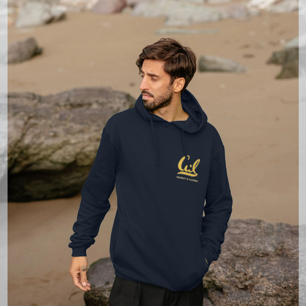 parka london Official Berkeley CAL Graphic Navy Hoodie