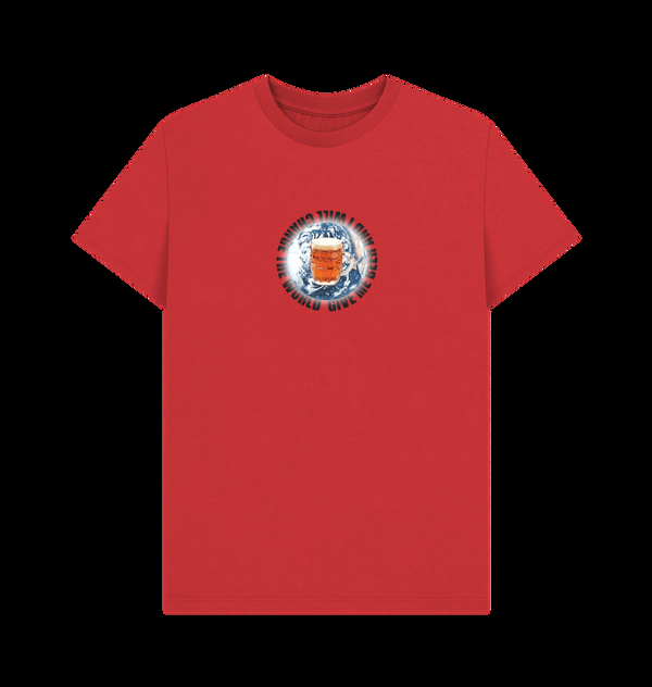 Parka London Oktoberfest Beer Will Change The World Red T-Shirt