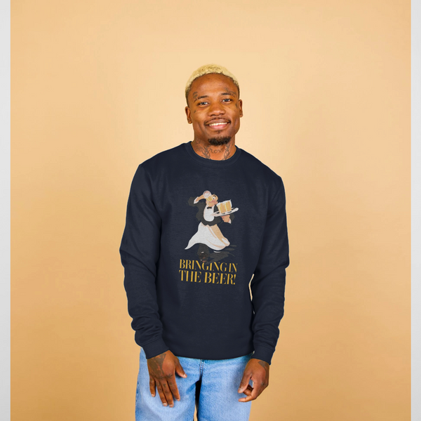 parka london Oktoberfest 'Bringing In The Beer' Navy Sweatshirt