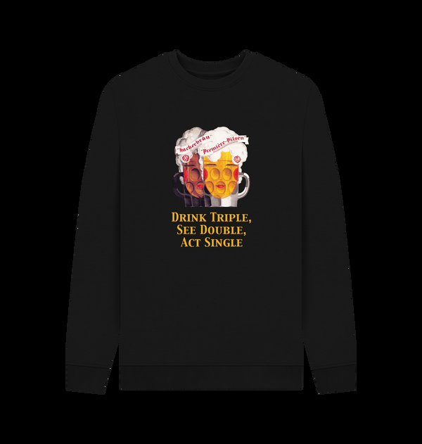 Parka London Oktoberfest Drink Beer Black Sweatshirt
