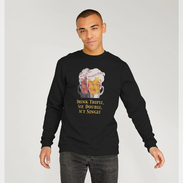 parka london Oktoberfest Drink Beer Black Sweatshirt