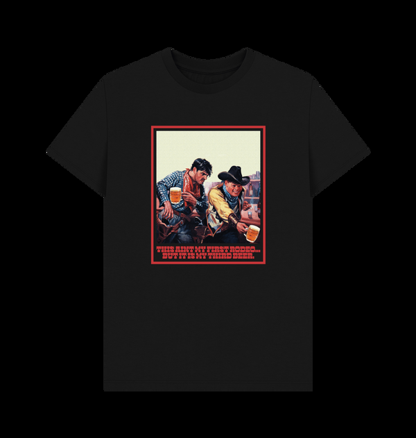 Parka London Oktoberfest 'First Rodeo Third Beer' Black T-Shirt