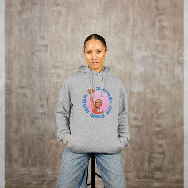parka london Oktoberfest 'Three Cheers for Beer' Grey Hoodie