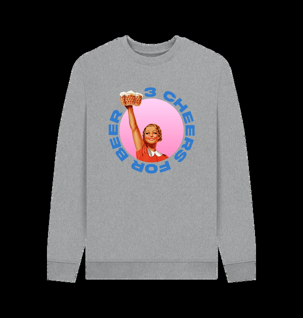 Parka London Oktoberfest 'Three Cheers For Beer' Grey Sweatshirt