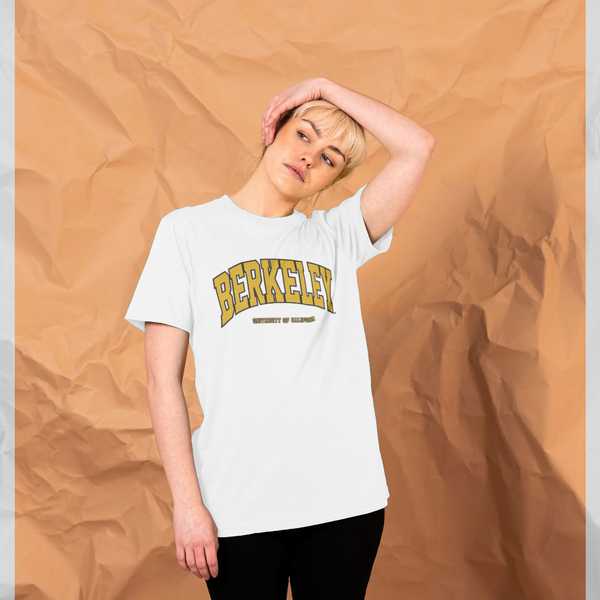 parka london Park Fields Berkeley University of California Arch White T-Shirt