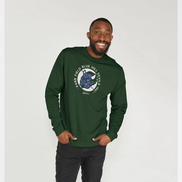 parka london Park Fields Blue Devils Green Sweatshirt