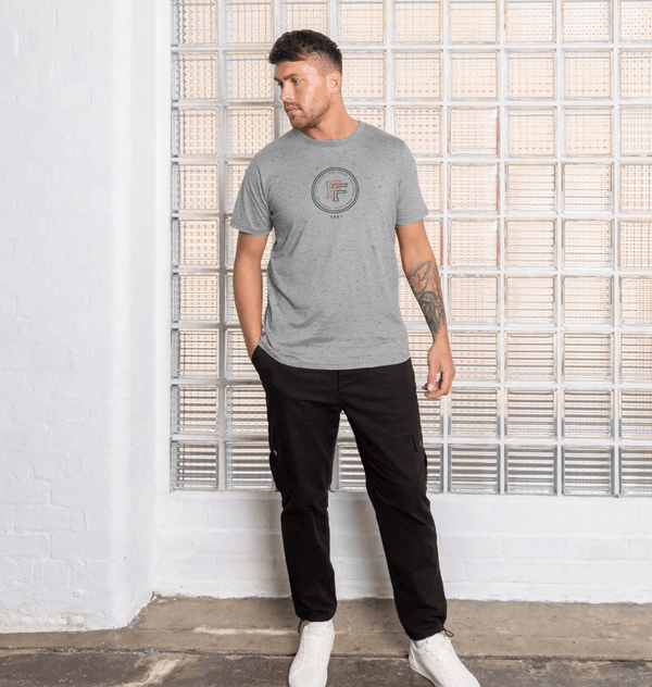 parka london Park Fields Circle Heather Grey T-Shirt