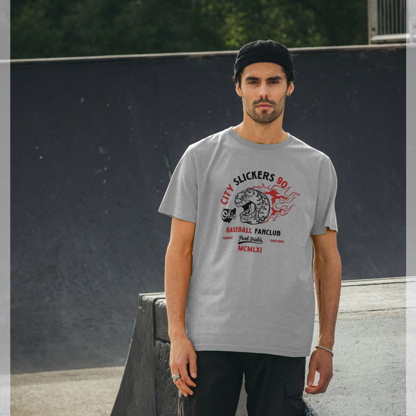 parka london Park Fields City Slickers Heather Grey T-Shirt