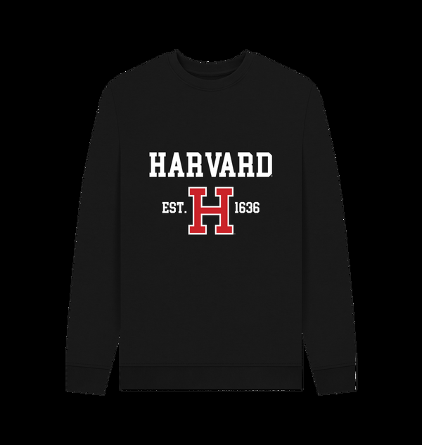 Parka London Park Fields Harvard University Est 1636 Black Sweatshirt
