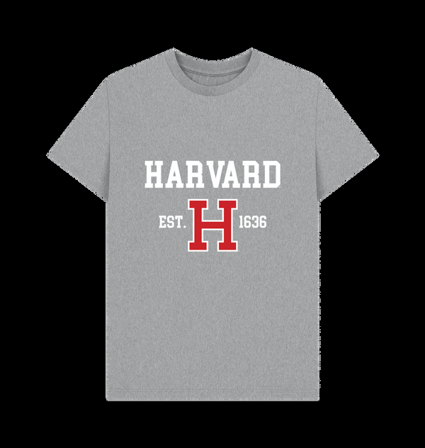 Parka London Park Fields Harvard University Est 1636 Grey T-Shirt