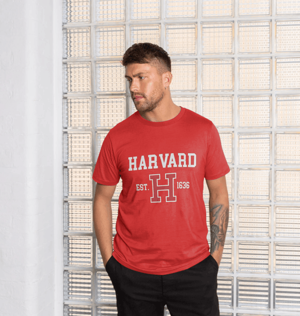 parka london Park Fields Harvard University Est 1636 Red T-Shirt