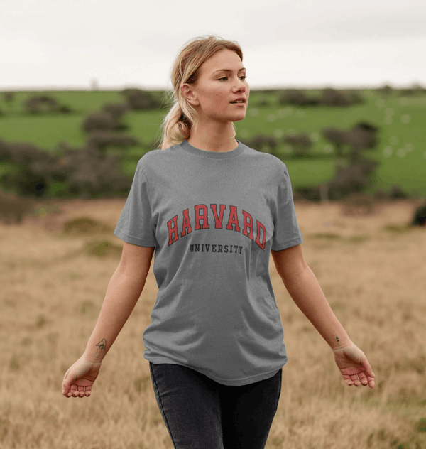 parka london Park Fields Harvard University Grey T-Shirt