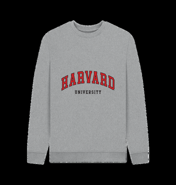 Parka London Park Fields Harvard University Script Grey Sweatshirt