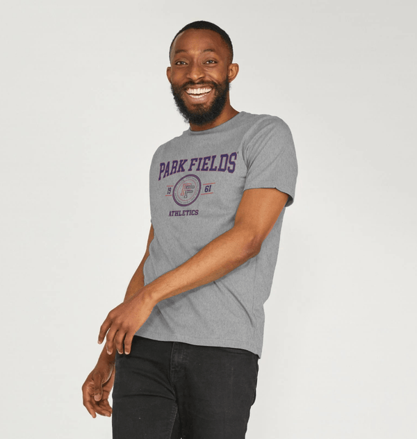 parka london Park Fields Lock Up Heather Grey T-Shirt