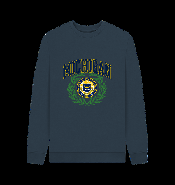 Parka London Park Fields Michigan Crest Navy Sweatshirt