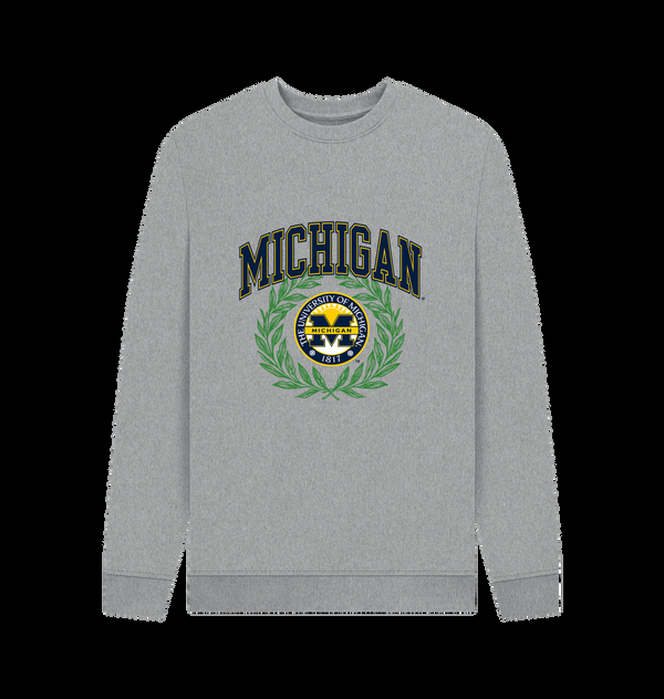 Parka London Park Fields Michigan Emblem Heather Grey Sweatshirt