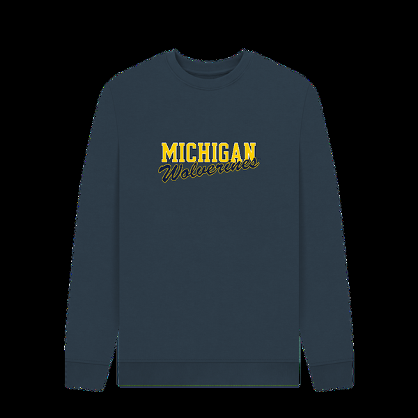 Parka London Park Fields Michigan Wolverines Navy Sweatshirt