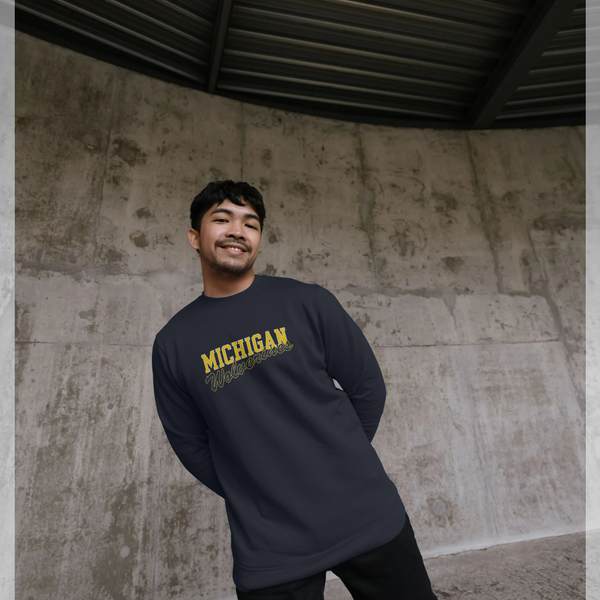 parka london Park Fields Michigan Wolverines Navy Sweatshirt