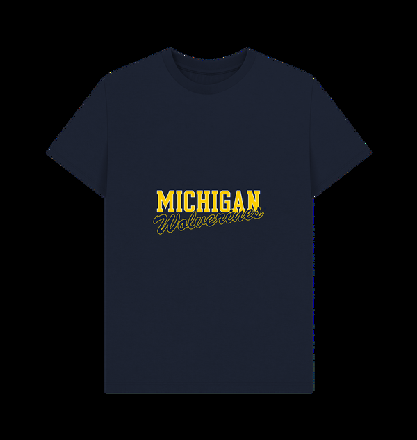 Parka London Park Fields Michigan Wolverines Navy T-Shirt