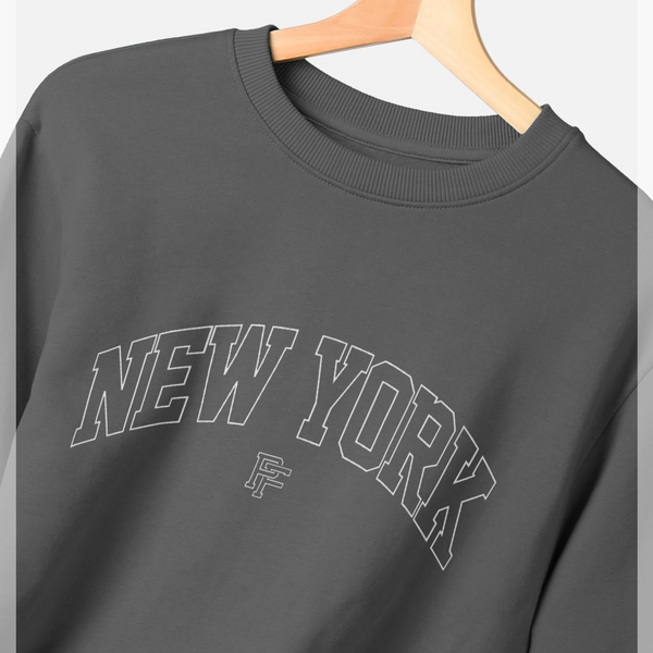 parka london Park Fields New York Collegiate Grey Sweatshirt