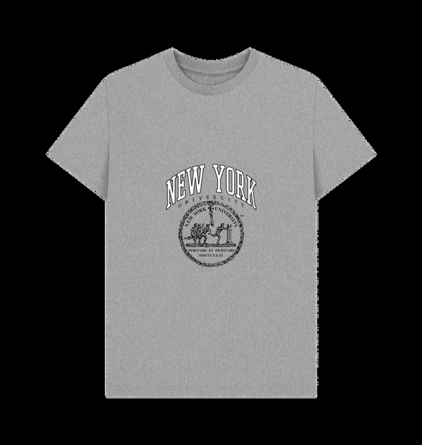 Parka London Park Fields New York University Crest Grey T-shirt