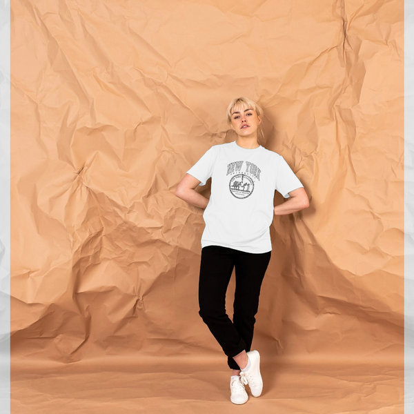 parka london Park Fields New York University Crest T-shirt White