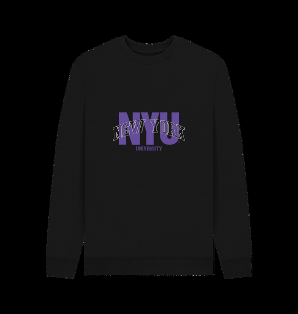 Parka London Park Fields New York University Script Black Sweatshirt