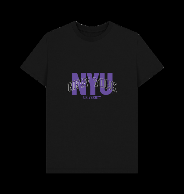 Parka London Park Fields New York University Script Black T-shirt