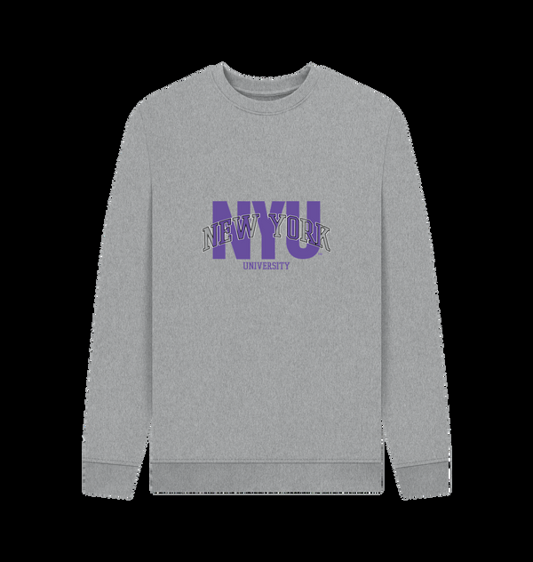 Parka London Park Fields New York University Script Grey Sweatshirt