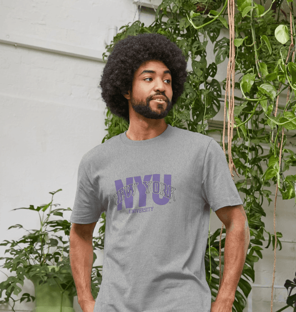 parka london Park Fields New York University Script Grey T-shirt