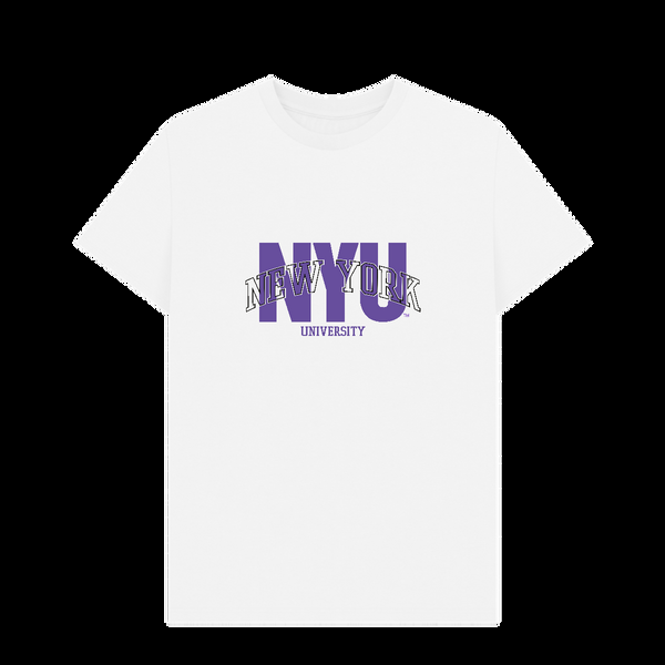 Parka London Park Fields New York University Script White T-Shirt
