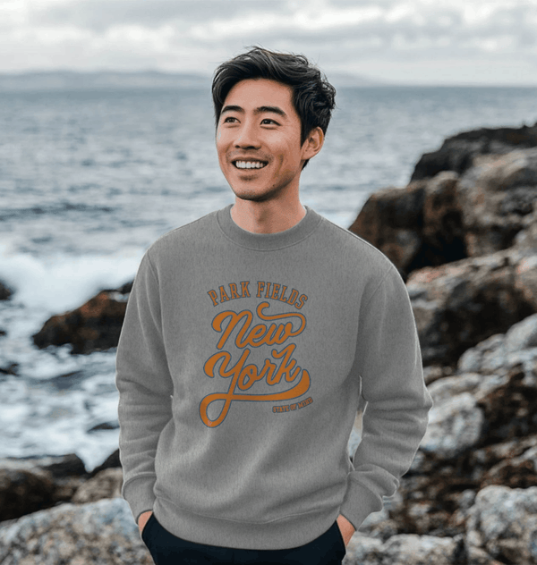 parka london Park Fields NY State Of Mind Grey Sweatshirt