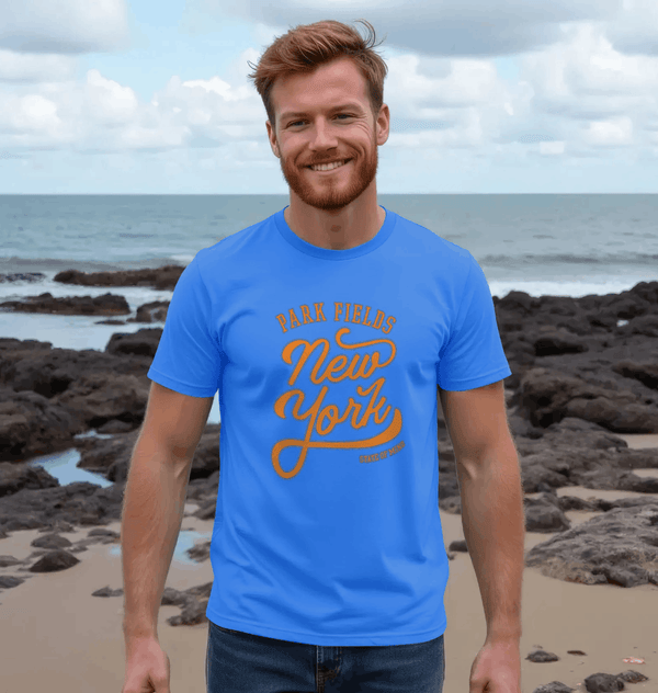 parka london Park Fields NY State Of Mind Royal Blue T-Shirt
