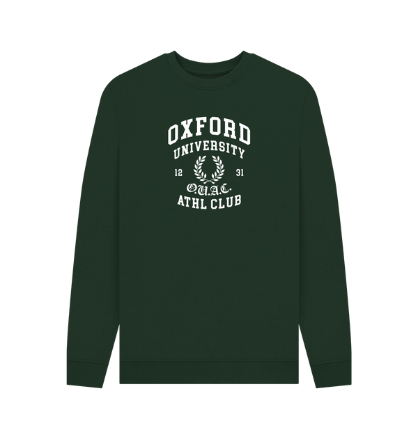 Parka London Park Fields Oxford Athletic Unisex Bottle Green Sweatshirt