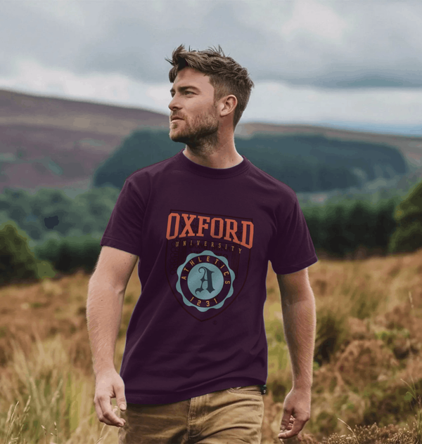 parka london Park Fields Oxford University Athletics Maroon T-Shirt
