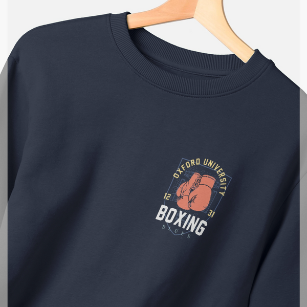 parka london Park Fields Oxford University Boxing Navy Sweatshirt