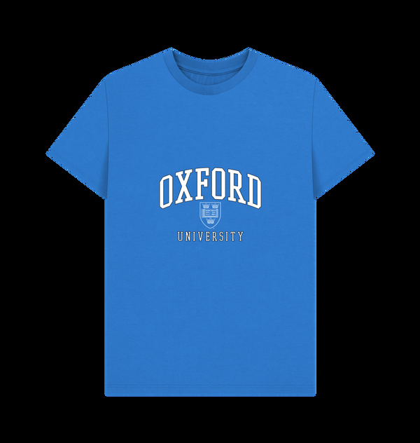 Parka London Park Fields Oxford University Crest Royal Blue T-Shirt