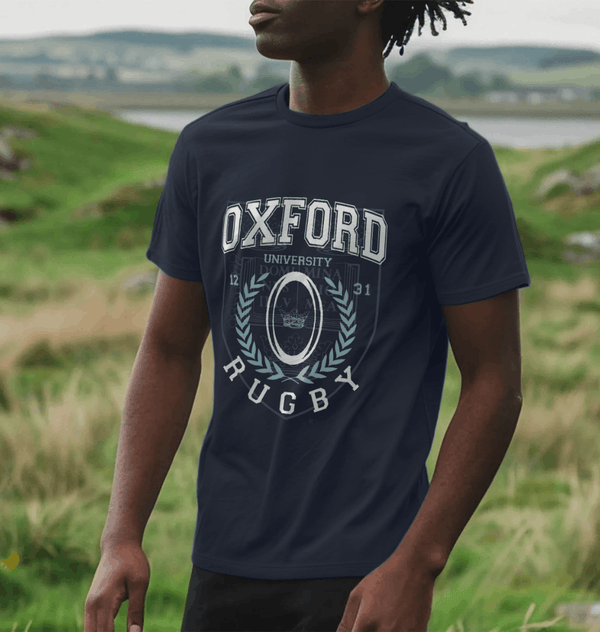 parka london Park Fields Oxford University Rugby Navy T-Shirt