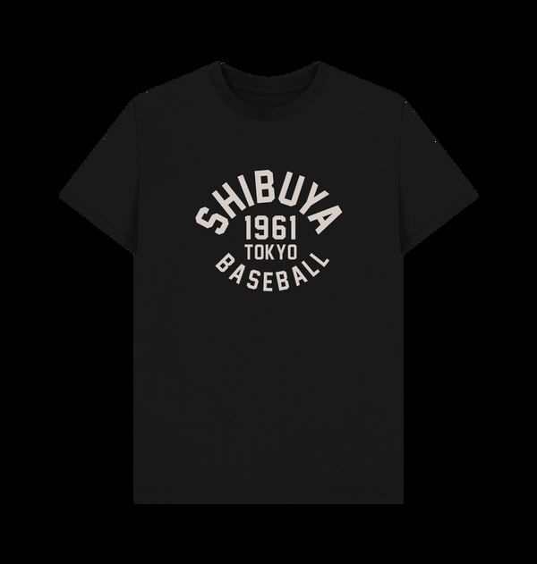 Parka London Park Fields Shibuya Baseball Varsity Black T-Shirt