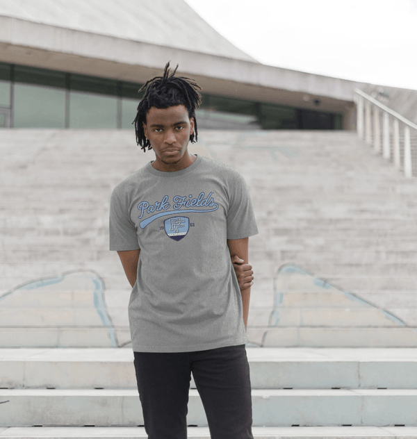 parka london Park Fields Shield Unisex Heather Grey T-Shirt