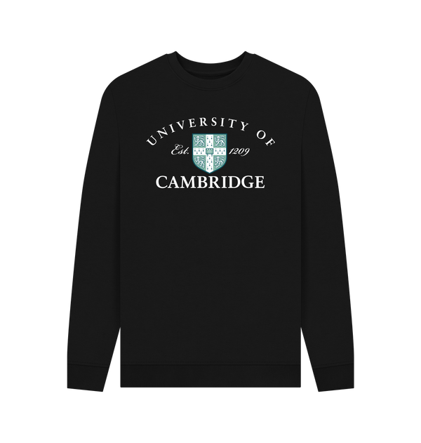 Parka London Park Fields University Of Cambridge Est 1209 Black Sweatshirt