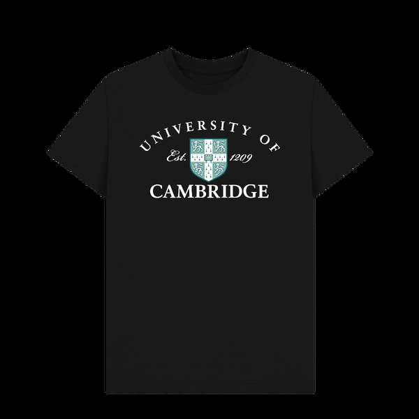 Parka London Park Fields University Of Cambridge Est 1209 Black T-Shirt